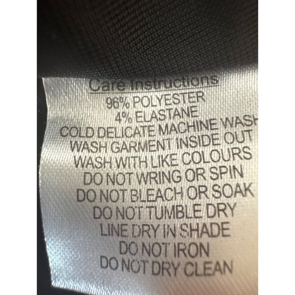 Princess Highway Size 12 Black Velvet Long Sleeve Top - Picture 10 of 15